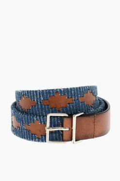 Hot Cintura in Pelle e Denim 30mm Uomo Cinture