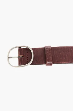Discount Cintura in Pelle Effetto Vintage 30mm Donna Cinture
