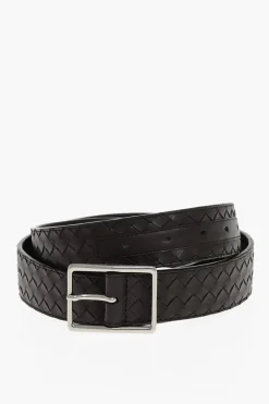 Cintura in Pelle Intrecciata 35mm>Bottega Veneta Clearance