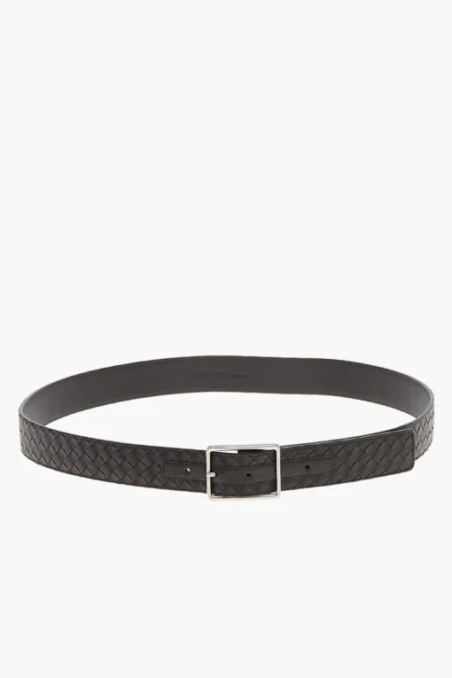 Cintura in Pelle Intrecciata 35mm>Bottega Veneta Clearance