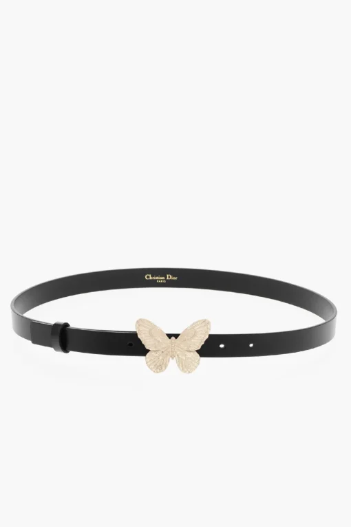 Cintura in Pelle METAMORPHOSE con Fibbia in Ottone 20mm>Dior New