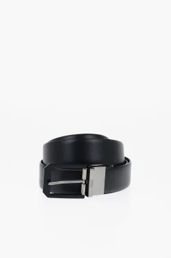 Clearance Cintura in Pelle Reversibile 35mm Uomo Cinture