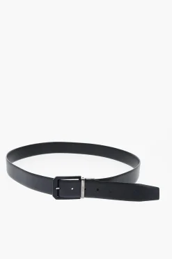 Clearance Cintura in Pelle Reversibile 35mm Uomo Cinture