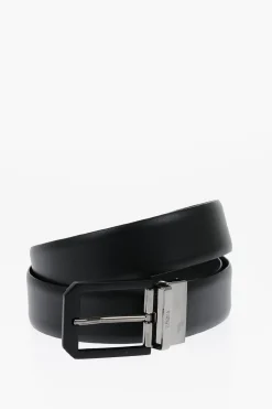 Online Cintura in Pelle Reversibile 35mm Uomo Cinture