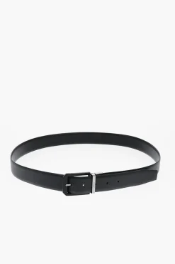 Online Cintura in Pelle Reversibile 35mm Uomo Cinture