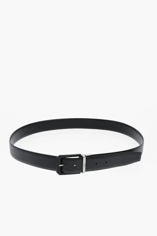 Online Cintura in Pelle Reversibile 35mm Uomo Cinture