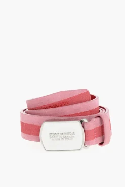 Cintura in Suede Bicolore 30mm>Dsquared2 Online