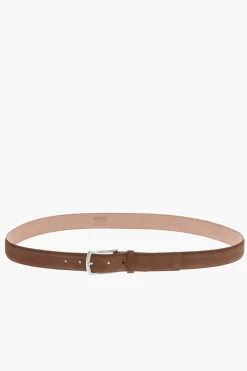 Cintura in Suede con Fibbia in Metallo></noscript>Ermenegildo Zegna Discount