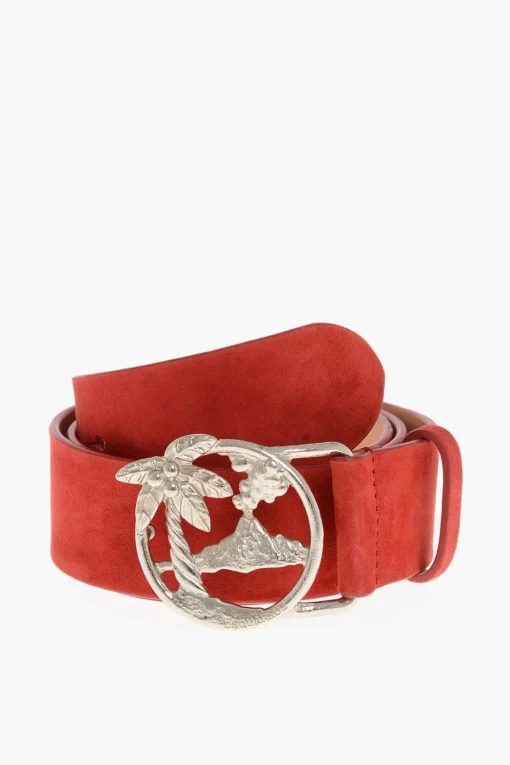 Cintura in Suede 40mm>Dsquared2 Fashion