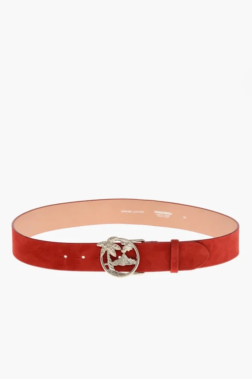 Cintura in Suede 40mm>Dsquared2 Fashion