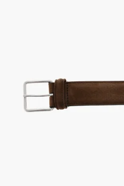 Online Cintura in Suede 30mm Uomo Cinture