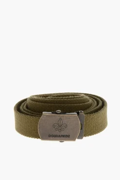 Cintura in Tessuto con Fibbia Safety 30mm>Dsquared2 Hot