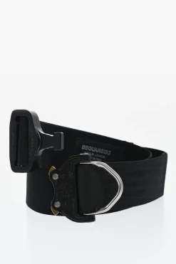 Cintura in Tessuto Tecnico a Tinta Unita 45mm>Dsquared2 Best