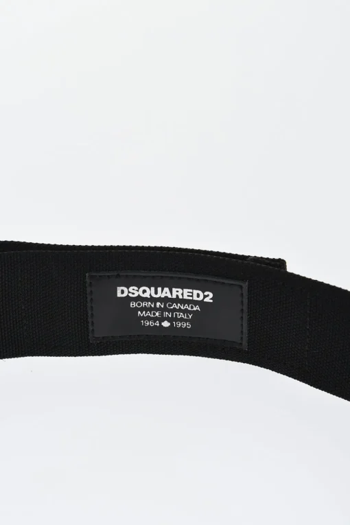 Cintura in Tessuto Tecnico a Tinta Unita 45mm>Dsquared2 Best
