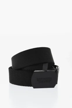 Cintura in Tinta Unita con Fibbia Military 30mm>Dsquared2 Outlet