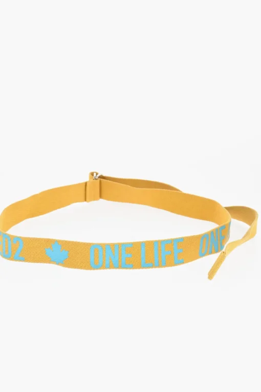 Fashion Cintura ONE LIFE ONE PLANET in Tinta Unita con Fibbia D-Ring 40mm Uomo Cinture