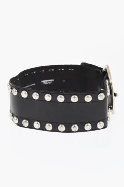 Cintura Oversize in Pelle Borchiata 70mm></noscript>Dsquared2 Clearance