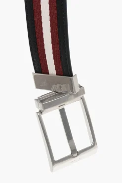 Cintura Reversibile in Pelle con Motivo Iconic 35mm>Bally Clearance