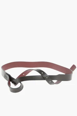 cintura reversibile IRIS in pelle 30mm>Giulia Maresca Online