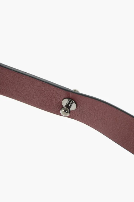 cintura reversibile IRIS in pelle 30mm>Giulia Maresca Online