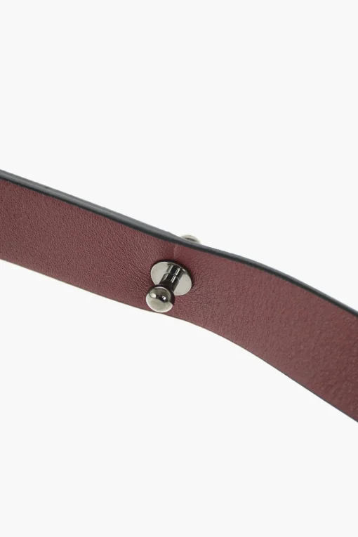 cintura reversibile IRIS in pelle 30mm>Giulia Maresca Online