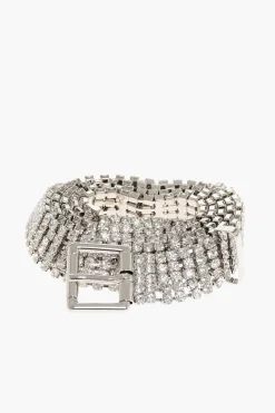 Outlet Cintura Slim Abbellita da Gioielli 25mm Donna Cinture