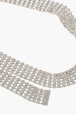 Outlet Cintura Slim Abbellita da Gioielli 25mm Donna Cinture