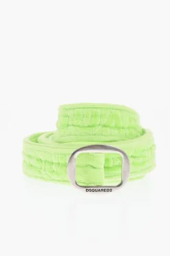 Discount Cintura TWIN BEACH in Spugna di Cotone a Tinta Unita 45mm Donna Cinture