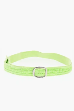 Discount Cintura TWIN BEACH in Spugna di Cotone a Tinta Unita 45mm Donna Cinture