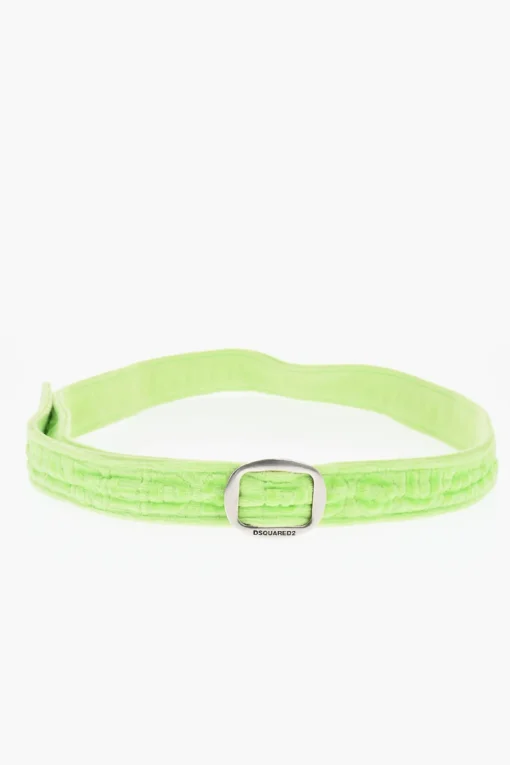 Discount Cintura TWIN BEACH in Spugna di Cotone a Tinta Unita 45mm Donna Cinture