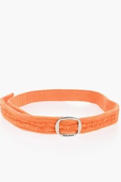 New Cintura TWIN BEACH in Spugna di Cotone a Tinta Unita 45mm Donna Cinture