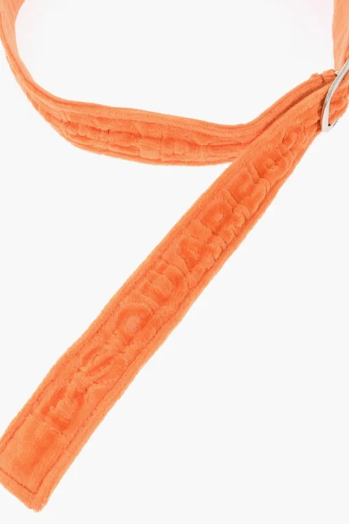 New Cintura TWIN BEACH in Spugna di Cotone a Tinta Unita 45mm Donna Cinture