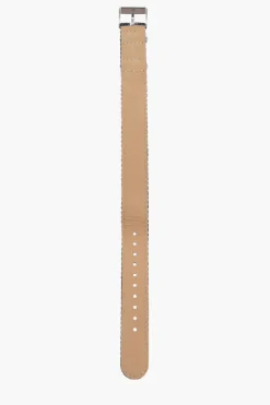 Clearance Cinturino Slip-Through in Denim con Dettaglio a Righe 18mm Uomo Accessori Hi-Tech