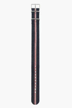 Cinturino Slip-Through in Denim con Dettaglio a Righe 20mm>TIMEX Online