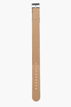Cinturino Slip-Through in Denim con Dettaglio a Righe 20mm>TIMEX Online
