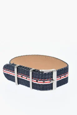 Cinturino Slip-Through in Denim con Dettaglio a Righe 20mm></noscript>TIMEX Online
