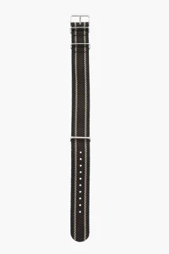 Best Cinturino Slip-Through in Tessuto con Fibbia Argentata 20mm Uomo Accessori Hi-Tech