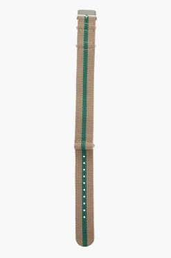 Sale Cinturino Slip-Through in Tessuto con Fibbia Argentata 18mm Uomo Accessori Hi-Tech