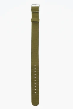 Outlet Cinturino Slip-Through in Tessuto a Tinta Unita 18mm Uomo Accessori Hi-Tech