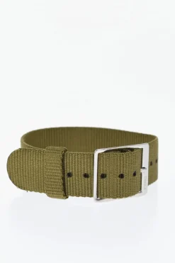Outlet Cinturino Slip-Through in Tessuto a Tinta Unita 18mm Uomo Accessori Hi-Tech