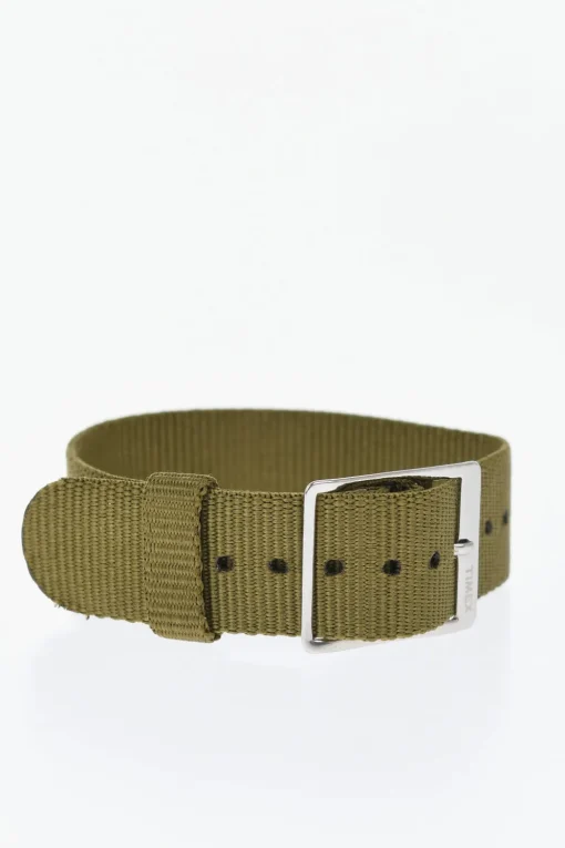 Outlet Cinturino Slip-Through in Tessuto a Tinta Unita 18mm Uomo Accessori Hi-Tech