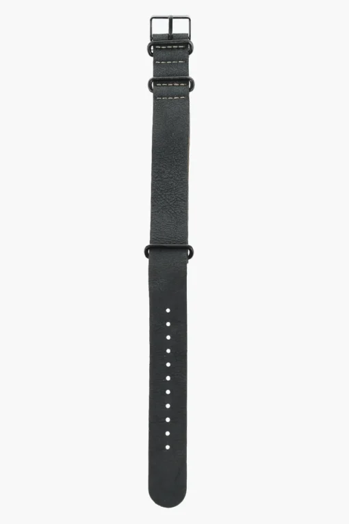 Online Cinturino Slip-Through in Pelle Effetto Vintage 19mm Uomo Accessori Hi-Tech