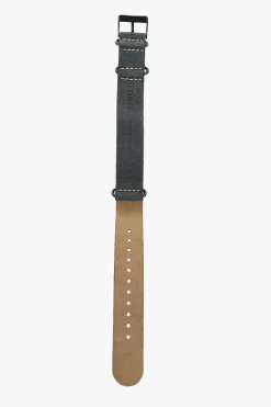 Online Cinturino Slip-Through in Pelle Effetto Vintage 19mm Uomo Accessori Hi-Tech