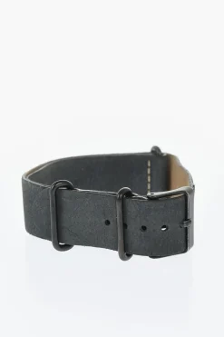 Online Cinturino Slip-Through in Pelle Effetto Vintage 19mm Uomo Accessori Hi-Tech
