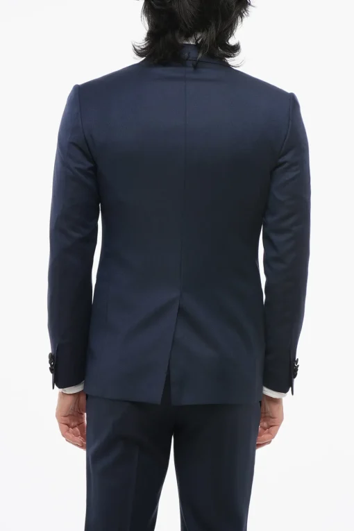 Best CODE Abito 3 Pezzi In Lana Vergine Con Revers A Lancia Uomo Completi