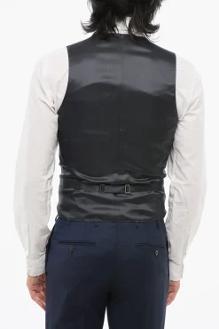 Best CODE Abito 3 Pezzi In Lana Vergine Con Revers A Lancia Uomo Completi