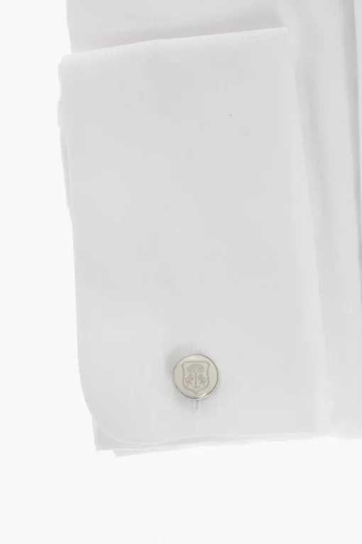 CODE Camicia Wing-tip con Abbottonatura a Scomparsa>Corneliani Sale