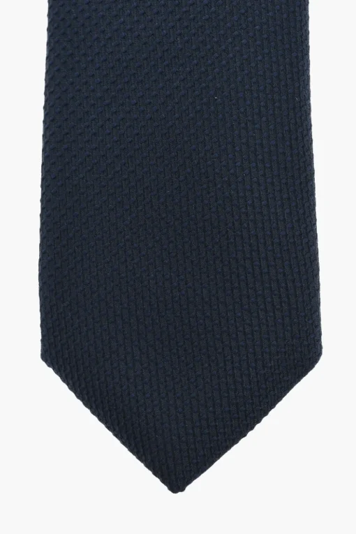 Sale CODE Cravatta in Misto Seta Jacquard Uomo Cravatte