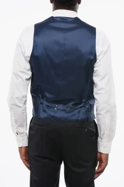 Online CODE Gilet in Satin con Tache a Filo Uomo Giacche