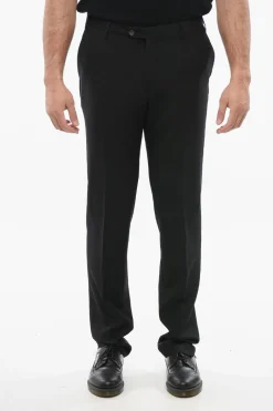 Clearance CODE Pantaloni in Lana Vergine Uomo Pantaloni